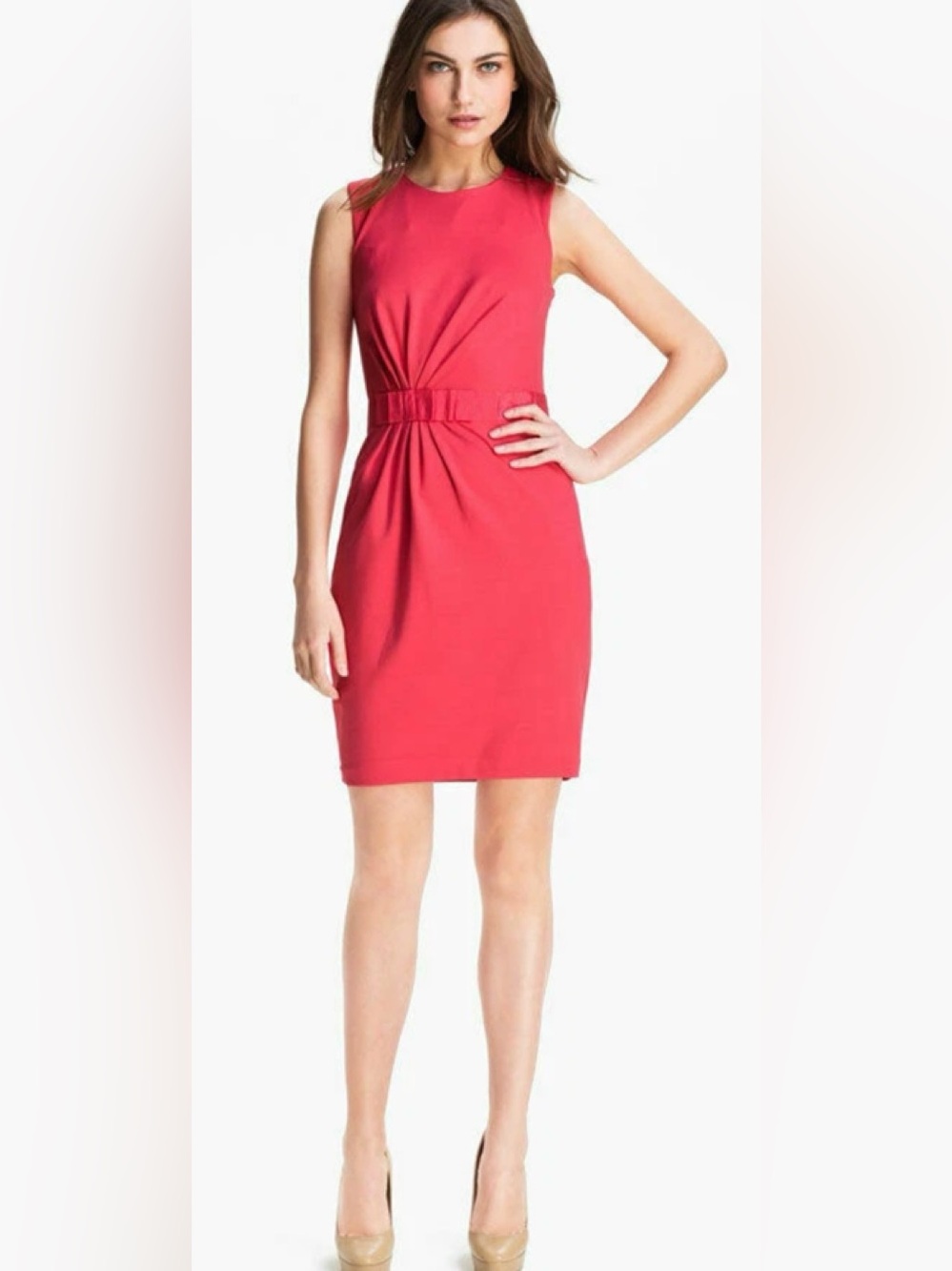 Ted Baker Millee Pink Bow Dress Size 3 (US 8)